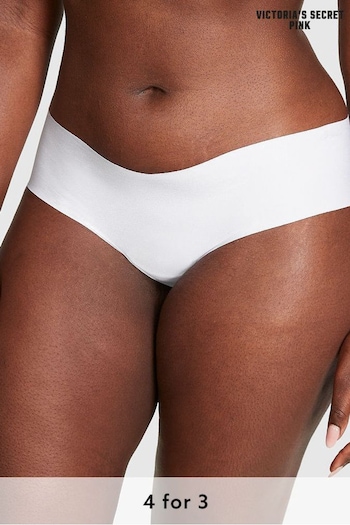 Victoria's Secret PINK Optic White No Show Hipster Knickers (K45519) | £9