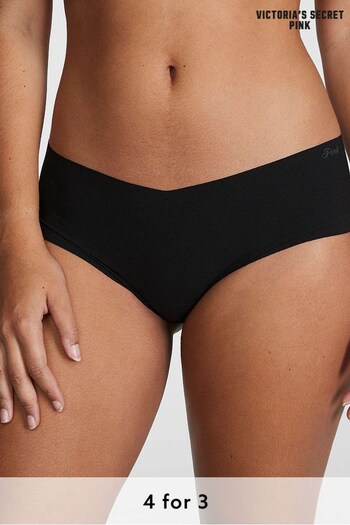 Victoria's Secret PINK Pure Black No Show Hipster Knickers (K45523) | £9