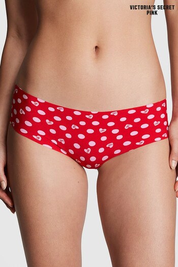 Victoria's Secret PINK Red Pepper Heart Print No Show Hipster Knickers (K45618) | £9