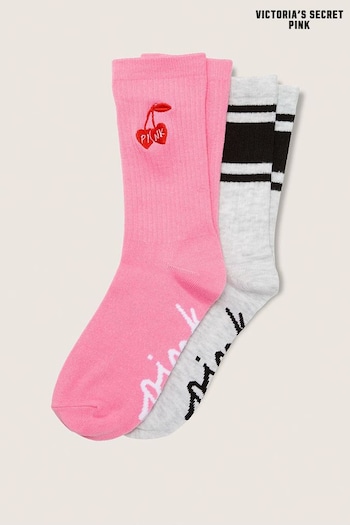 Victoria's Secret PINK Pink Crew Sock Pack (K45671) | £16