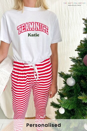 Adult Team Nice Christmas Pyjamas by The Gift Collective (K45708) | £30