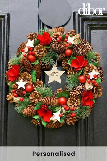 Personalised Starry Night Wreath by Dibor (K45742) | £28
