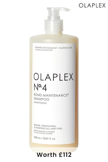 Olaplex No. 4 Bond Maintenance Shampoo 1000ml (worth £112) (K46257) | £88