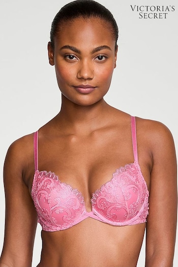 Victoria's Secret Tickled Pink Push Up Boho Floral Bra (K46604) | £65