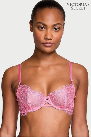 Victoria's Secret Tickled Pink Boho Floral Unlined Balcony Bra (K46620) | £49