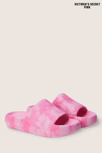Victoria's Secret PINK Dreamy Pink Tie Dye Sliders (K46682) | £26