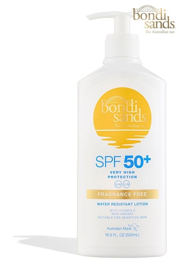 Bondi Sands SPF 50+ Fragrance Free Sunscreen Body Lotion 500ml (K46754) | £19
