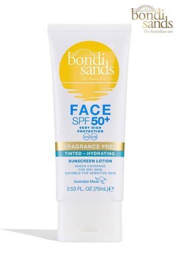 Bondi Sands SPF 50+ Fragrance Free Tinted Hydrating Face Lotion (K46759) | £9