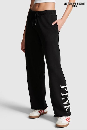 Victoria's Secret PINK Pure Black Fleece Heritage Jogger (K46791) | £39