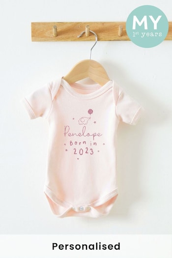 Personalised Born in 2023 Bodysuit by My First Years (K47633) | £15