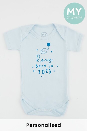 Personalised Born in 2023 Bodysuit by My First Years (K47634) | £15