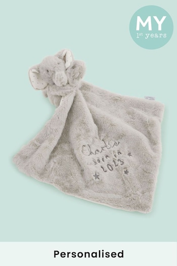 Personalised Born in 2023 Elephant Comforter by My First Years (K47641) | £22