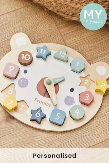Personalised Bear Clock Puzzle by My 1st Years (K47649) | £25