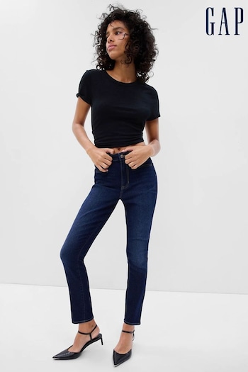Gap Blue High Waisted Skinny Fit Jeans (K47859) | £40