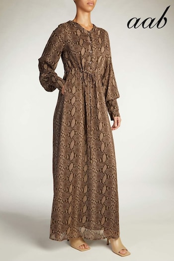 Aab Brown Maxi Dress (K47880) | £98