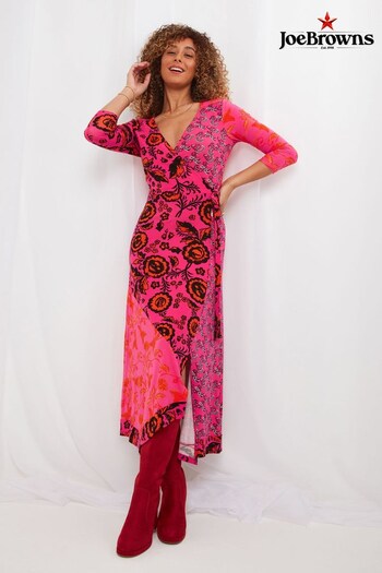 Joe Browns Pink Wrap Jersey Dress (K48173) | £60