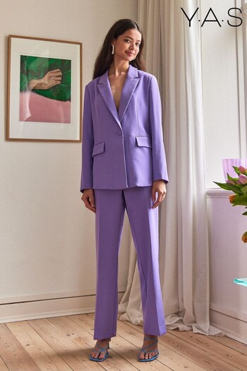 Y.A.S Lilac Long Sleeve Tailored Blazer (K48217) | £85