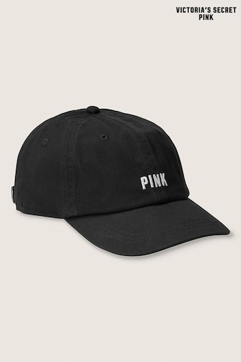 Victoria's Secret PINK Pure Black Baseball Hat (K48630) | £16