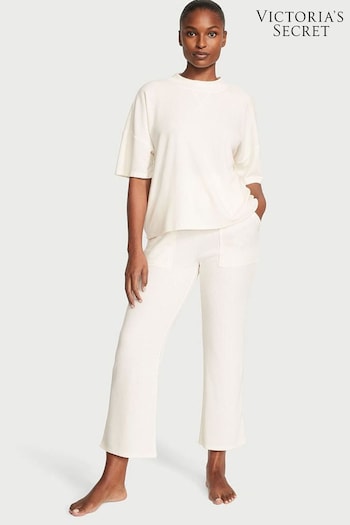 Victoria's Secret White Coral Long Pyjamas (K48936) | £49