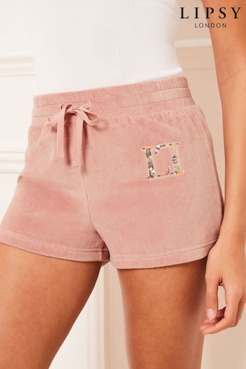 Lipsy Pink Super Soft Velour Shorts (K48952) | £9