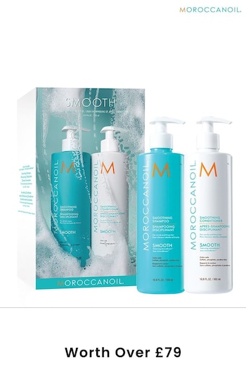 Moroccanoil Smoothing Shampoo and Conditioner Duo (2x500ml) (Worth 79.80) (K49129) | £48
