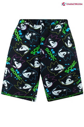 Character Black Sonic Swim Shorts (K49168) | £17