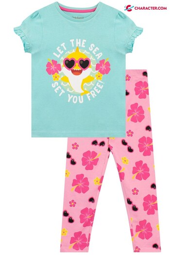 Character Pink - Baby Shark T-Shirt and Legging Set (K49191) | £21