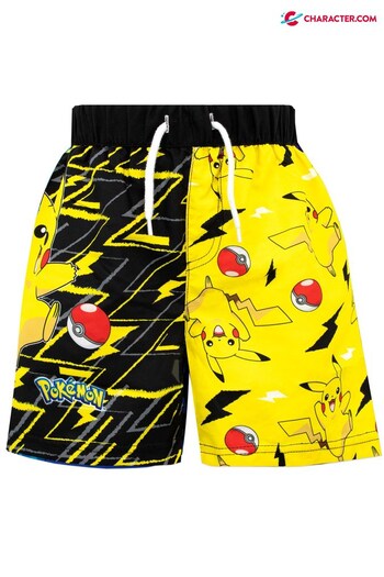 Character Yellow/ Black - Pokémon Swim Shorts proof (K49206) | £15