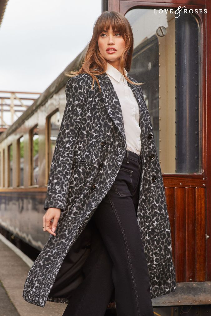 Leopard print new arrivals mac coat