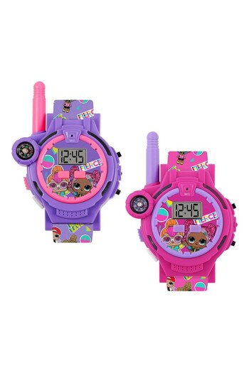 Peers Hardy Pink LOL Walkie Talkie Watch 2 Piece Set (K49347) | £35