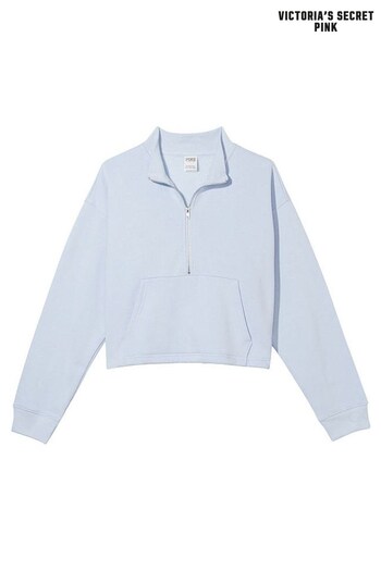 Victoria's Secret PINK Skyway Blue Fleece Sweatshirt (K49805) | £46