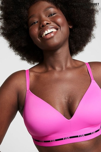 Victoria's Secret PINK Pink Berry Non Wired Lightly Lined Smooth T-Shirt Bra (K49852) | £25