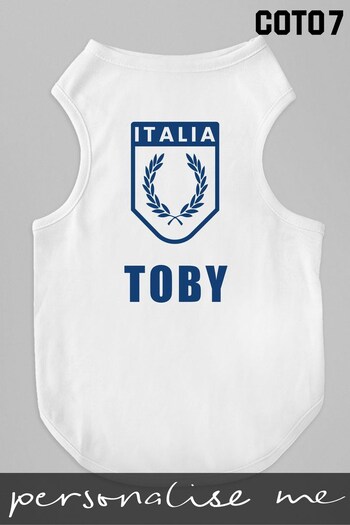 Personalised Italy Supporter Pet T-Shirt (K50206) | £15 - £18
