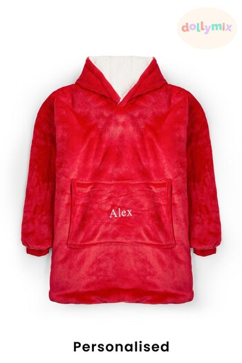 Personalised Women's Oversized Reversible Sherpa Hoodie by Dollymix (K50213) | £45