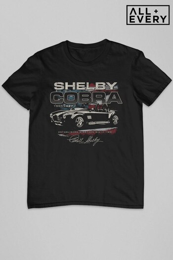 All + Every Black Shelby Cobra 1965 Est 1962 Men's T-Shirt (K50339) | £22
