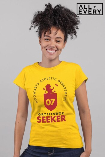 All + Every Gold Harry Potter Gryfffindor Quidditch Seeker Women's T-Shirt (K50383) | £22