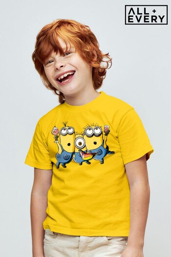 All + Every Gold Despicable Me Minions Party Kids T-Shirt (K50402) | £18