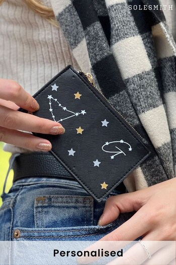 Personalised Star Sign Card Holder by Solesmith (K50449) | £18