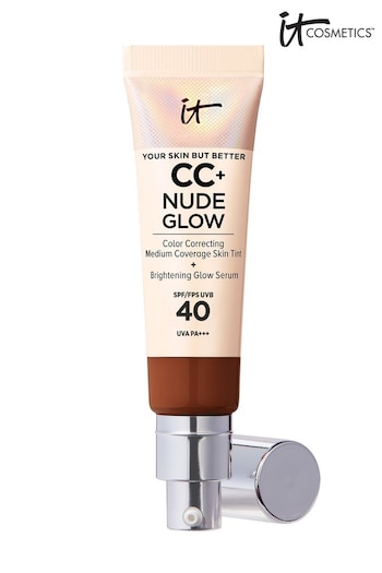 IT Cosmetics CC+ Nude Glow Lightweight Foundation + Glow Serum with SPF 40 (K51077) | £36.50