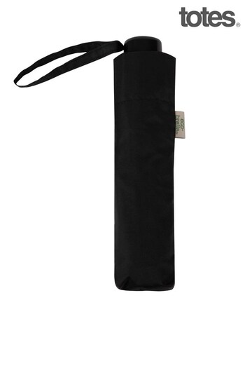 Totes Black Supermini Plain Umbrella (K51184) | £12