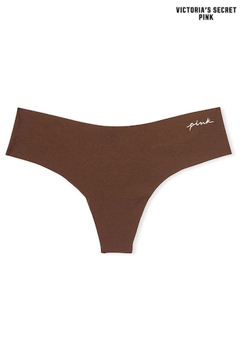 Victoria's Secret PINK Ganache Nude Thong Smooth No Show Knickers (K51291) | £9