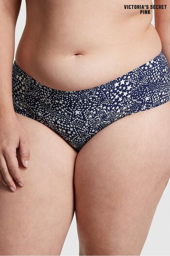 Victoria's Secret PINK Midnight Navy Star Blue Hipster Period Pant Knickers (K51327) | £14