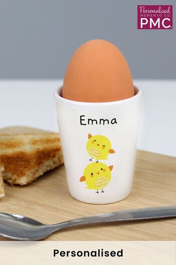 Personalised Easter Chicks Egg Cup by PMC (K51483) | £10