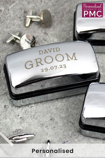 Personalised Cufflink Box by PMC (K51492) | £12