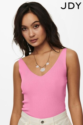 JDY Pink Knitted Vest Top (K51517) | £18
