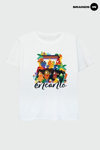 Brands In WHITE Encanto Sisters Girls White T-Shirt (K51560) | £8.50