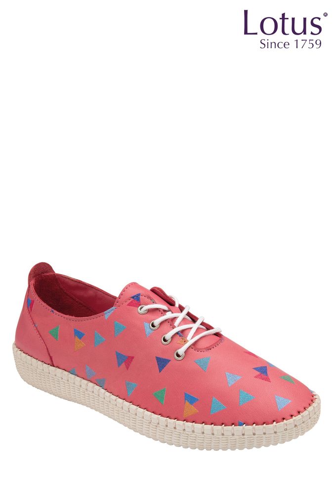 Buy Women s Pink Lace Up Footwear Online Next UK