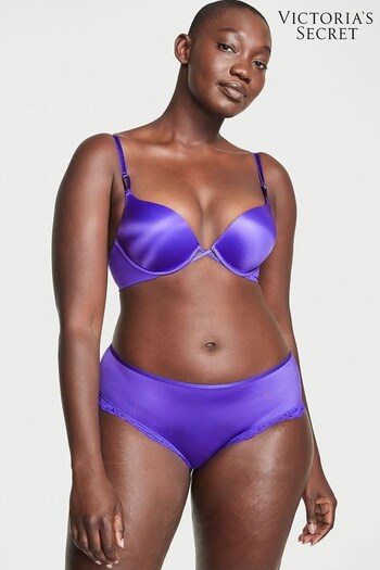 Victoria's Secret Purple Shock Purple Smooth Lace Trim Knickers (K52480) | £6