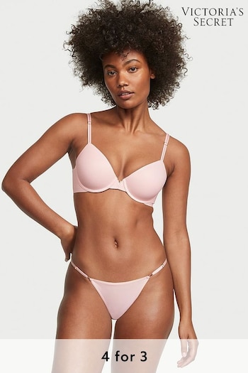 Victoria's Secret Purest Pink Smooth Bikini Adjustable String Bikini Knickers (K52512) | £14