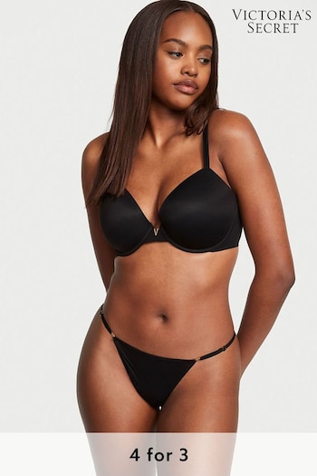 Victoria's Secret Black Smooth Thong Knickers (K52522) | £14